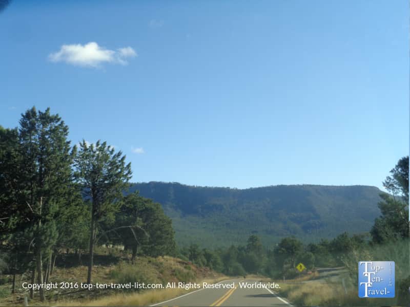 Gorgeous scenery along the Mogollon Rim near Payson, Arizona