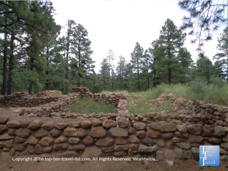 The Elden Pueblo ruins in Flagstaff, Arizona