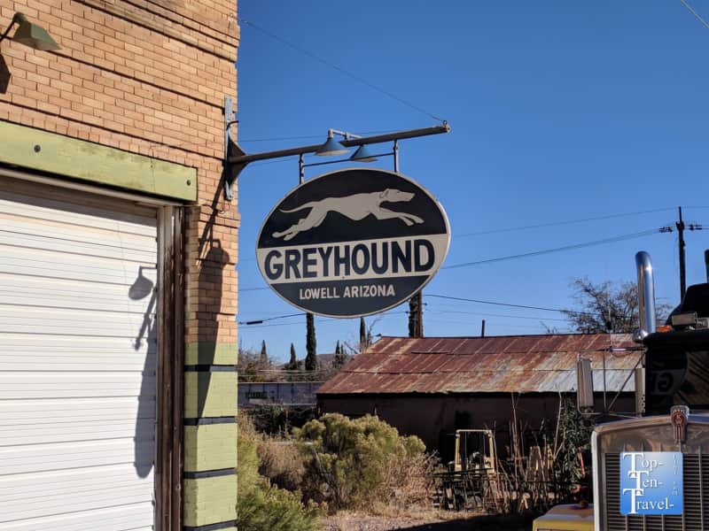 Abandoned Greyhound Station in Lowell, Arizona