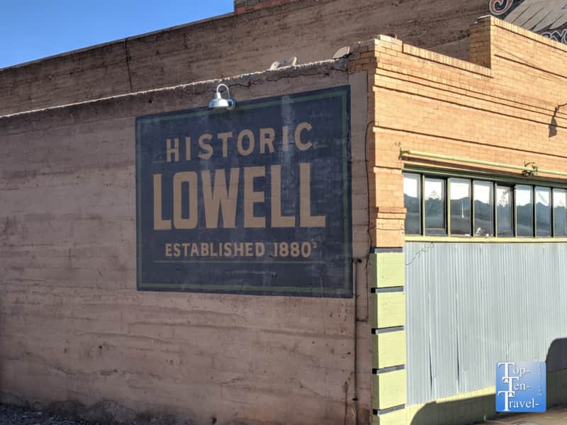 Historic Lowell, Arizona - a ghost town near Bisbee
