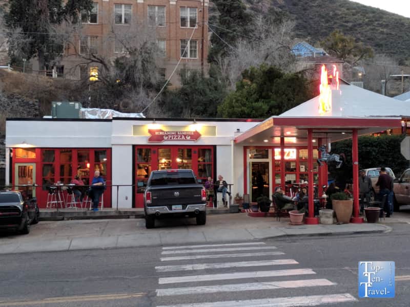 Screaming Banshee Pizza in Bisbee, Arizona