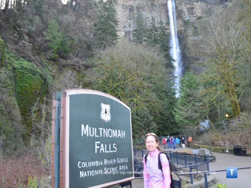 Multnomah Falls in Oregon
