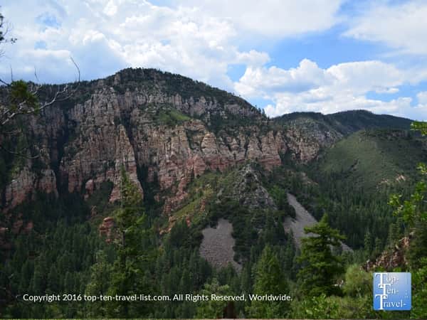 Beautiful views of Oak Creek Canyon via the Cookstove Trail