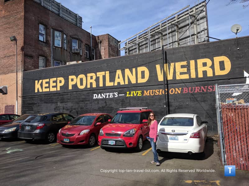 Keep Portland Weird sign