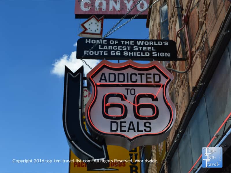 Rt 66 gift shop in Williams, Arizona
