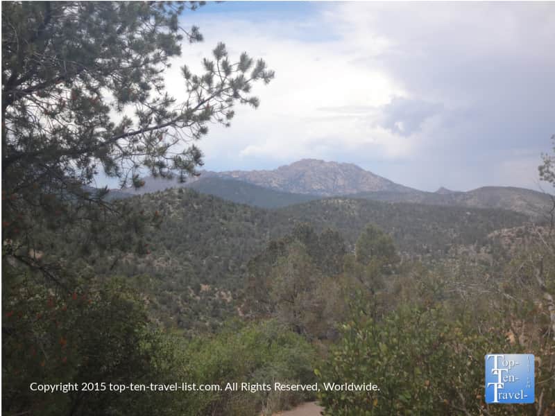 Gorgeous views along the Thumb Butte trail in Prescott, Arizona