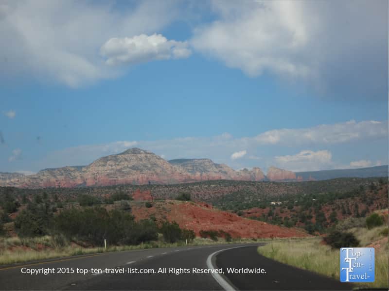 Gorgeous scenery right outside of Sedona, Arizona in the Verde Valley