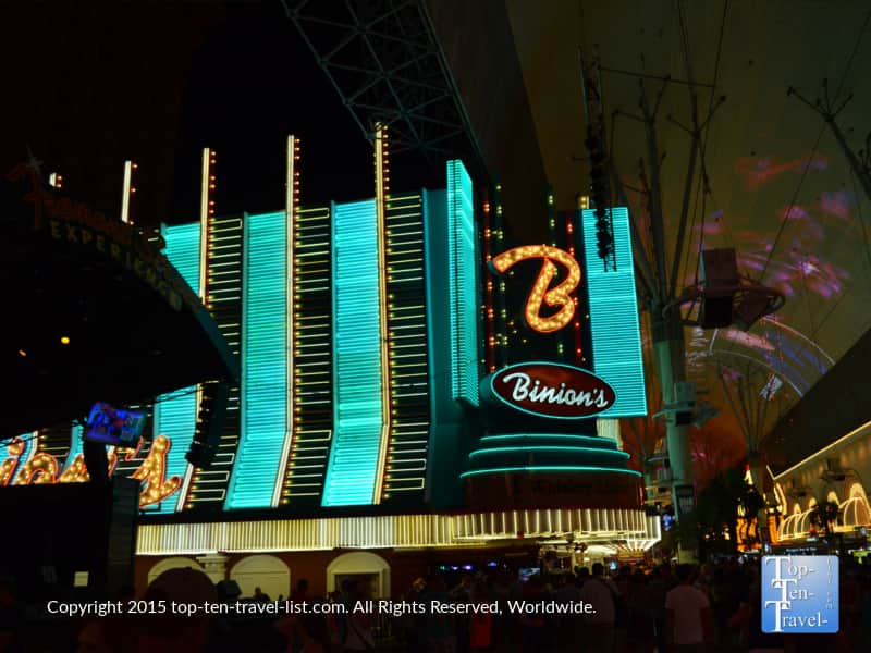 Binion's Casino on Fremont Street in Las Vegas, Nevada