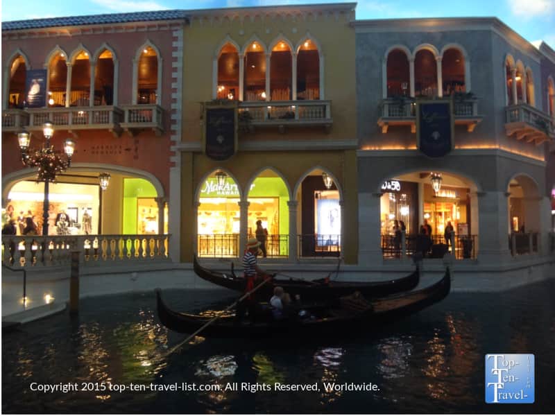 Canal shoppes at The Venetian in Las Vegas