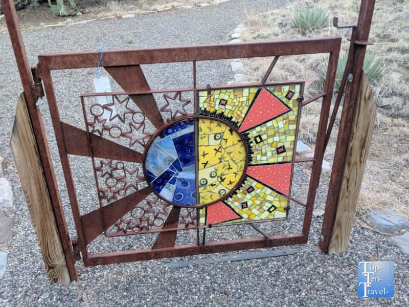 Art display at the Bear Mountain Lodge in Silver City, New Mexico