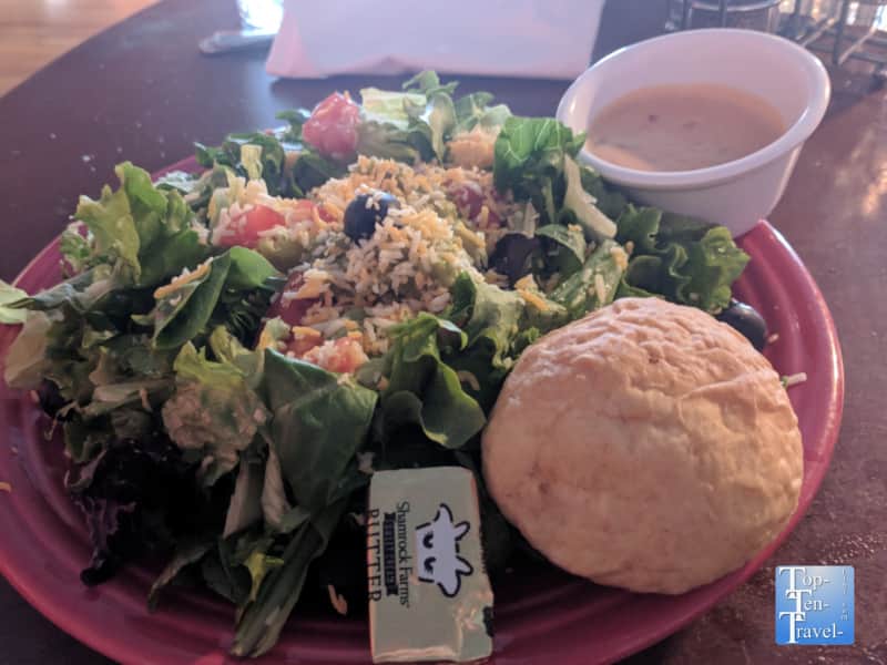 Guacamole salad at Vicki's Eatery in Silver City, New Mexico