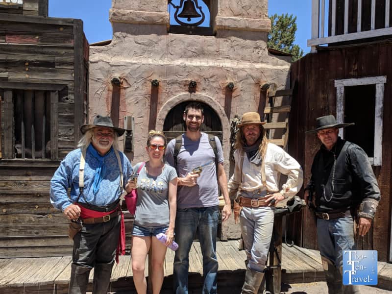 Gunfight show in Tombstone, Arizona