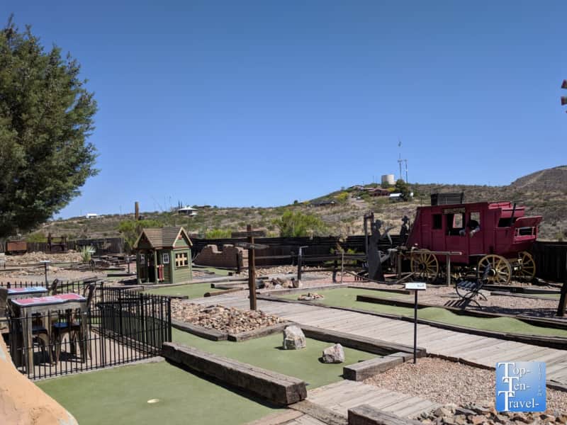 Mini golf course in Tombstone, Arizona