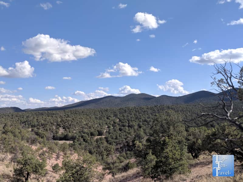 Picturesque mountain vistas at the Bear Mountain Lodge in Silver City, New Mexico