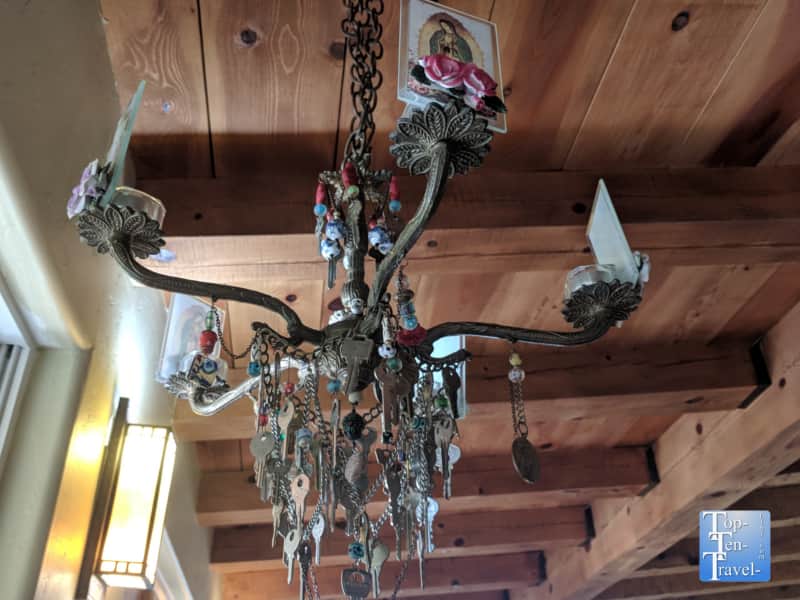 pretty Chandelier at Bear Mountain Lodge in Silver City, New Mexico