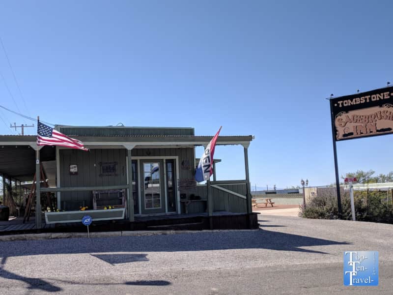Sagebrush Inn - where John Wayne stayed in Tombstone, Arizona