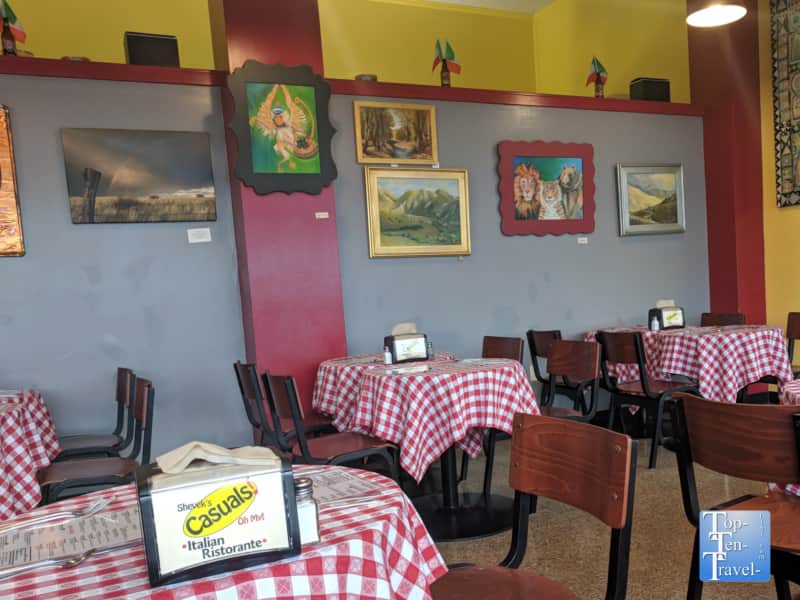 Shevrek's Italian in downtown Silver City, New Mexico