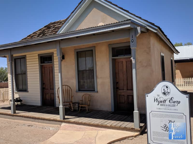 Wyatt Earp house in Tombstone, Arizona