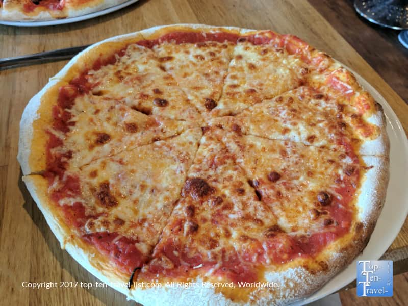 Cheese pizza at Reilly Craft Pizza in Tucson 