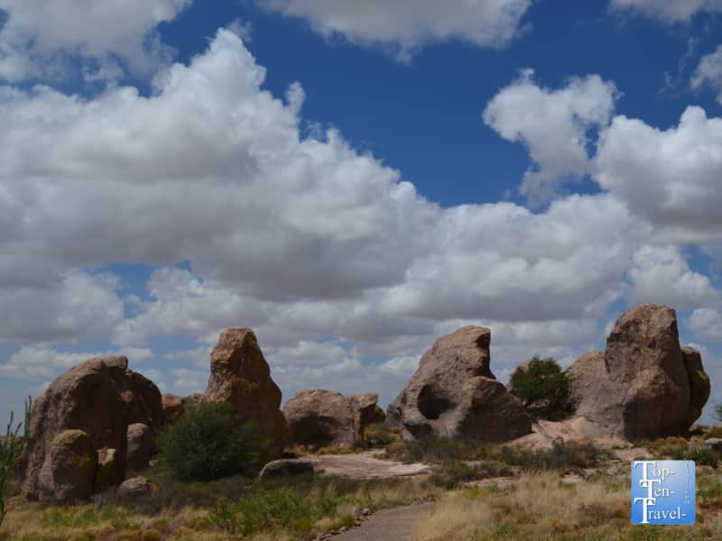 Enchanting rock formations at City of Rocks in New Mexico