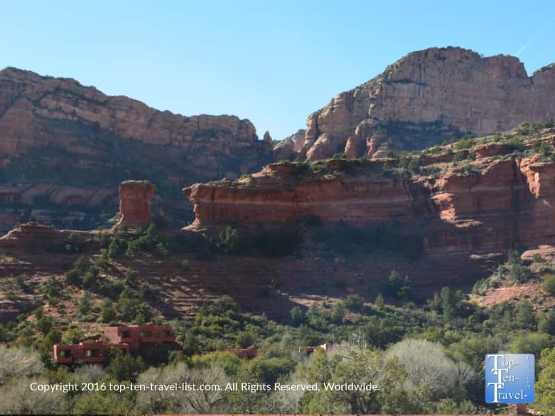 Red rock views along Boynton Canyon in Sedona