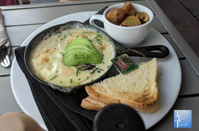 Baked Eggs entree in Tucson, Arizona