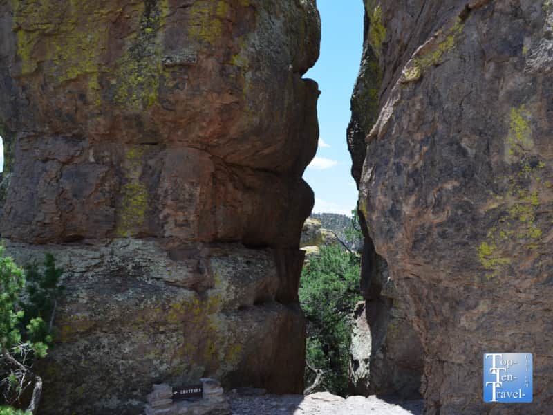 Grottos trail at Chiricahua National Monument in Southern Arizona