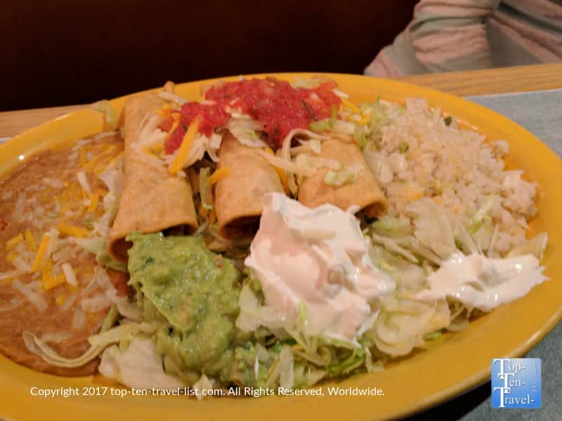 Taquitos De Papas at Original Guadalajara Grill in Tucson, Arizona 