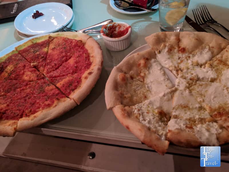 Wood fired pizza at Vero Amore in Tucson