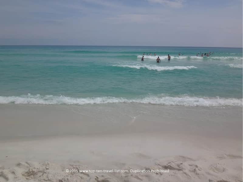 Beautiful emerald green waters of Pensacola Beach
