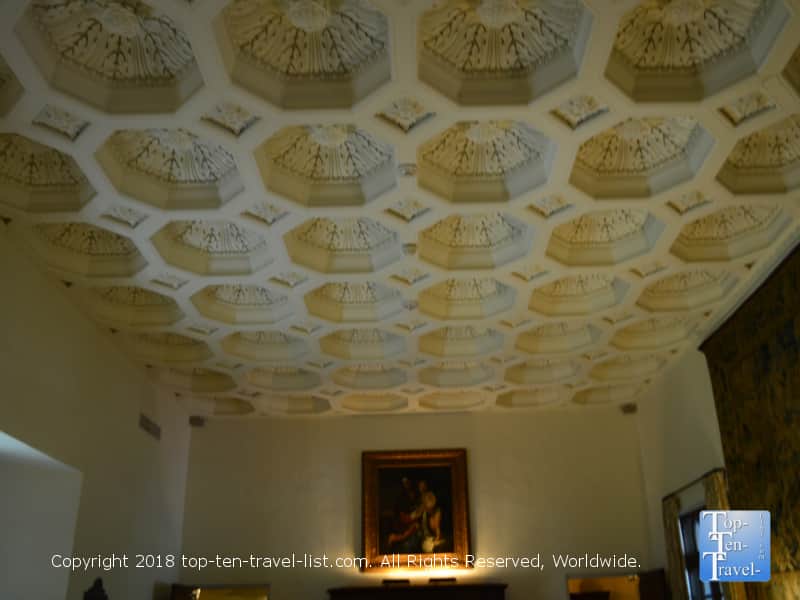 Cool ceiling at the DeGoyler house in Dallas 
