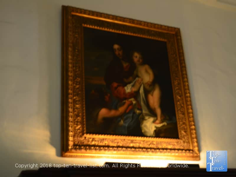 Artwork at the DeGoyler house in Dallas 