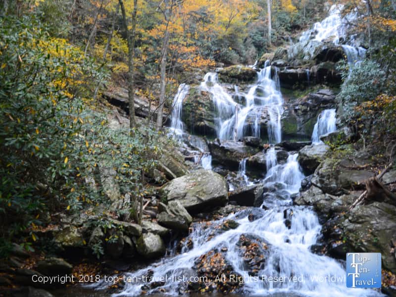 Beautiful Catawba falls in North Carolina 