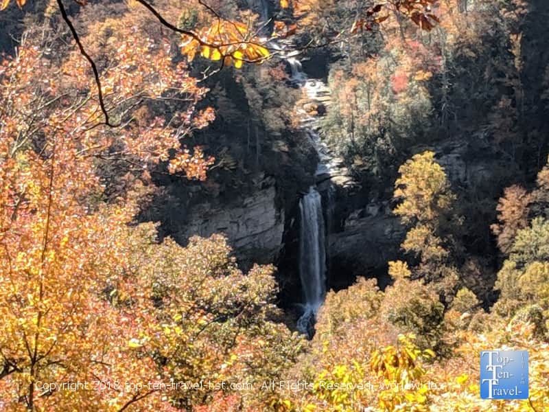 Beautiful Raven Cliff waterfall in Upstate South Carolina 