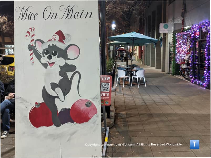 Mice on Main Greenville postcard