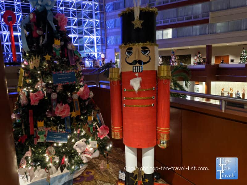 Nutcracker tree at the Festival of Trees in Greenville, South Carolina