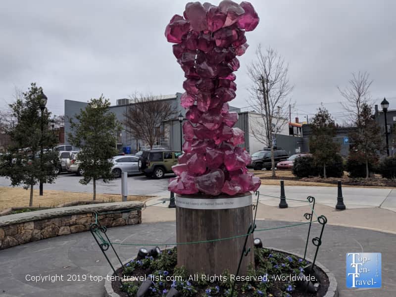 Interesting art in downtown Greenville, South Carolina
