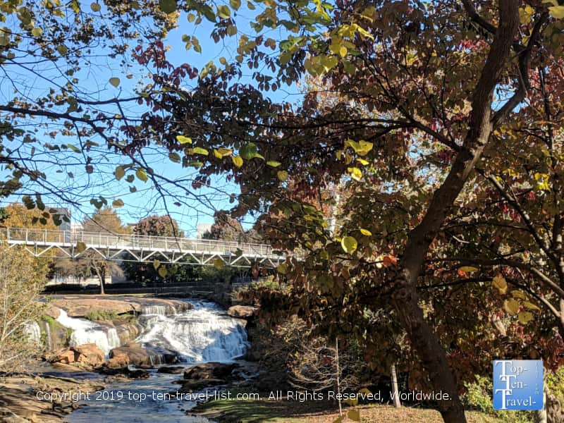 Falls Park in downtown Greenville, South Carolina