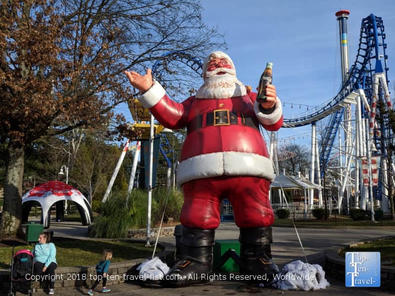 Coca Cola Santa at Carowinds