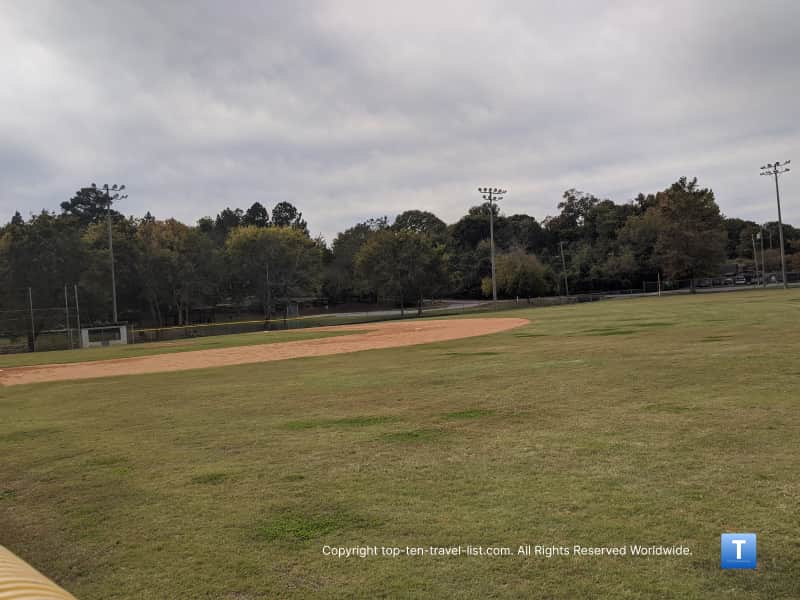 Shoeless Joe Jackson field in Greenville