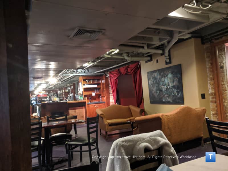 Coffee Underground inside look in Greenville, South Carolina
