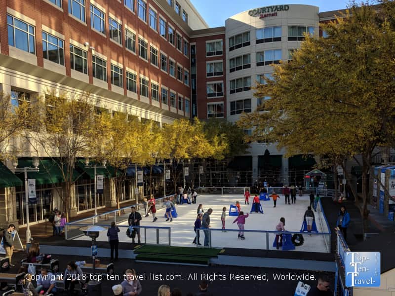 Ice on Main in downtown Greenville, South Carolina