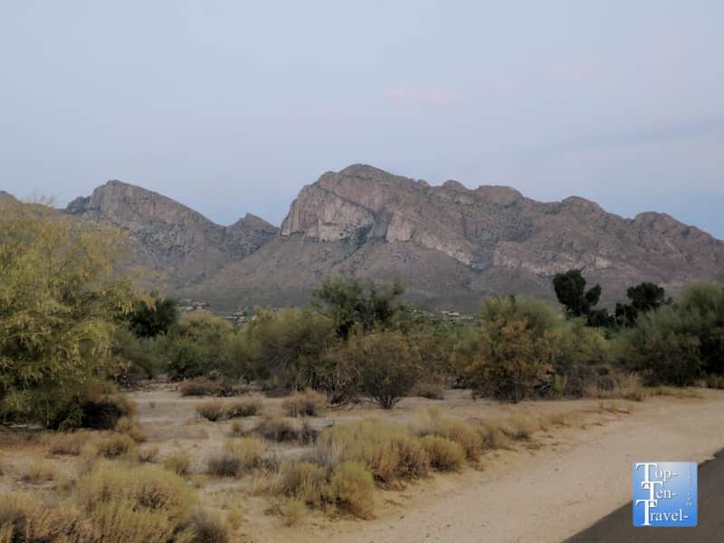 Canada del Oro Riverfront path in Oro Valley, Arizona