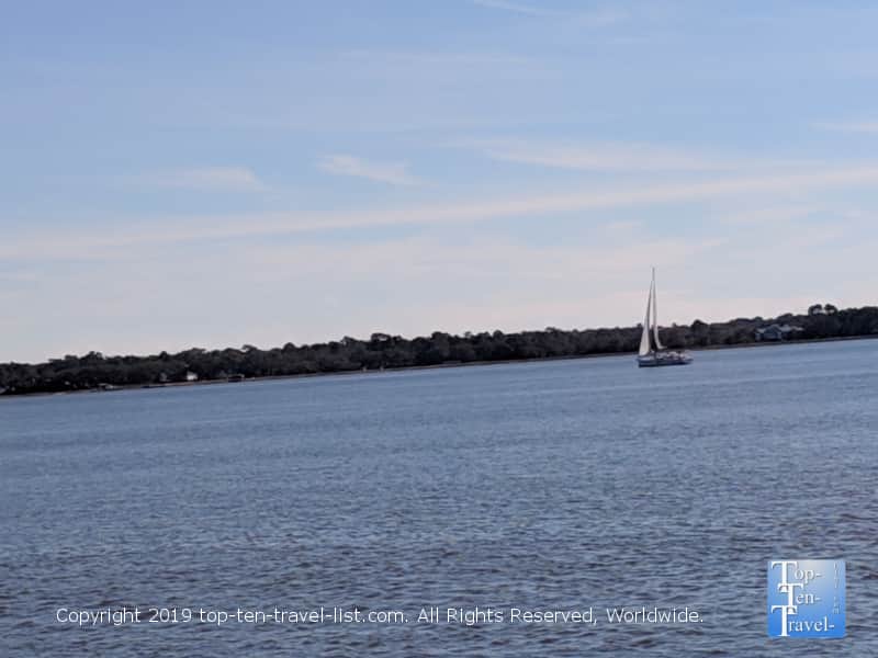 Serene views of the Charleston Harbor