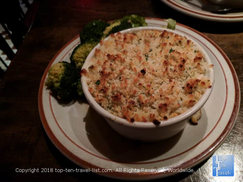 Mac and cheese at Lansdowne Irish Pub at the Mohegan Sun