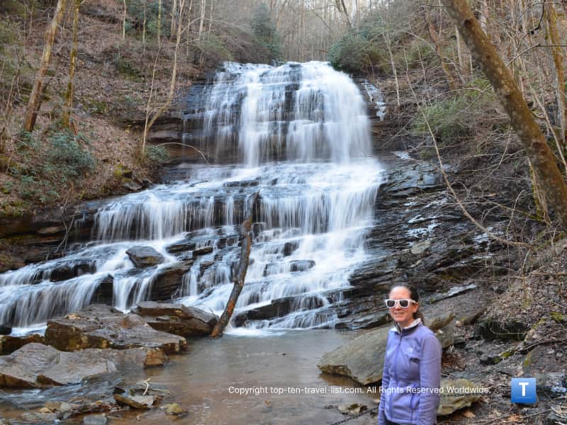 Station Cove Falls in Upstate South Carolina 