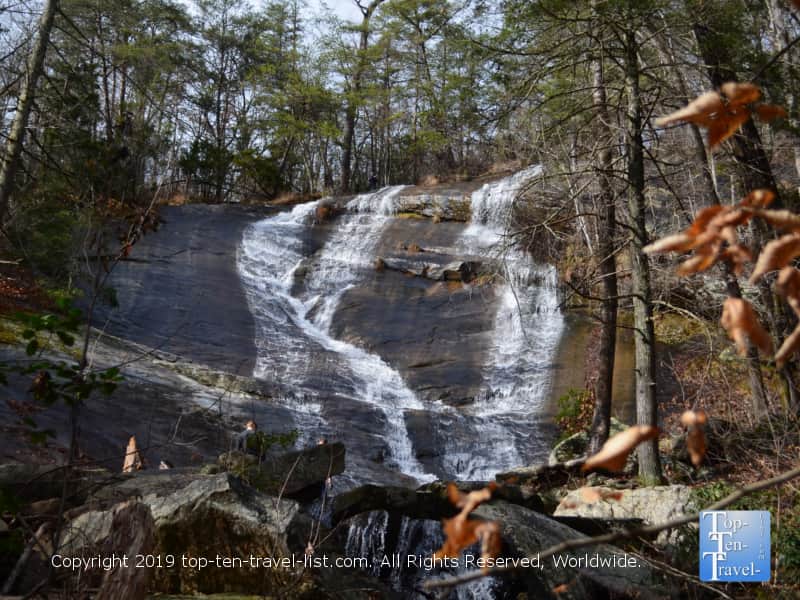 Upper Wildcat Branch falls in Cleveland South Carolina