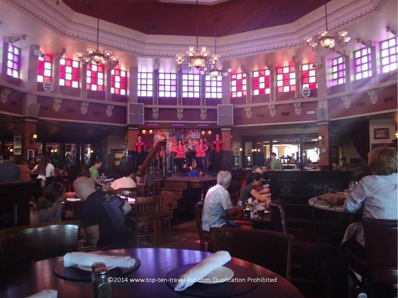 Beautiful decor at Raglan Road Irish Pub in Orlando, Florida