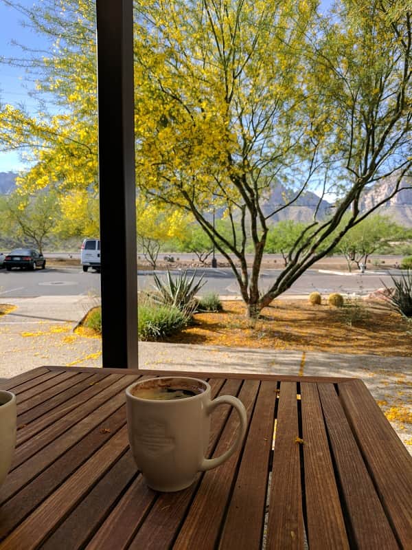 Americano at Savaya Coffee in Oro Valley, Arizona 