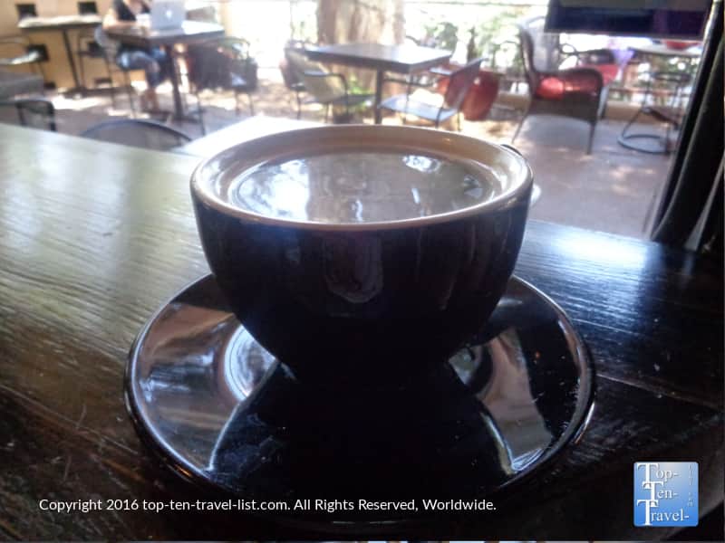Americano at Altitudes Coffee Lab in Scottsdale, Arizona 